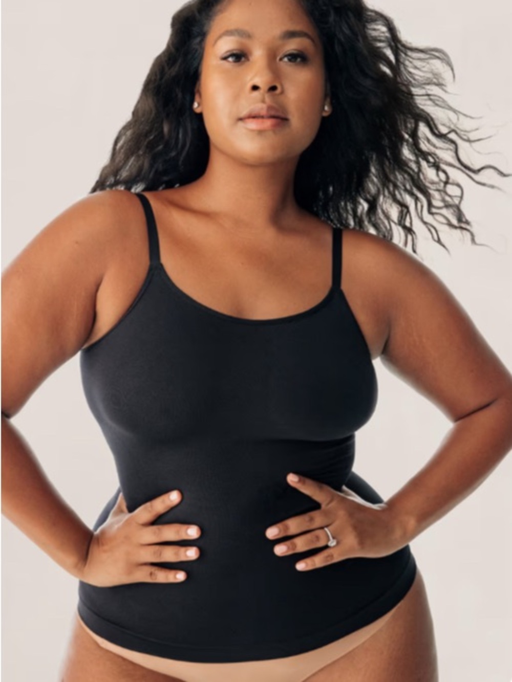 Shapermint Black Seamless Support Tank